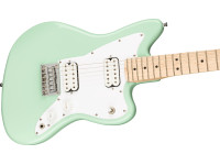 Fender Mini Jazzmaster HH Maple Fingerboard White Pickguard Surf Green Fender Mini Jazzmaster HH Maple Fingerboard White Pickguard Surf Green